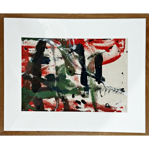 1282 - John Plumb (1927-2008) - Abstract study, unsigned, mixed media on paper, 38 x 59cm, framed