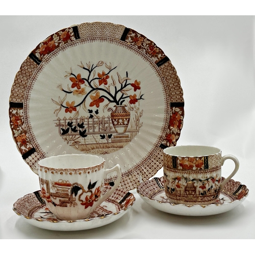 429 - Minton Haddon Hall part tea service together with further Jackson & Gosling Grosvenor china part tea... 