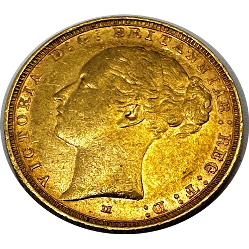 167 - Sovereign coin dated 1885