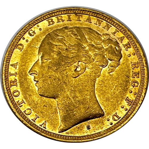 169 - Sovereign coin dated 1886