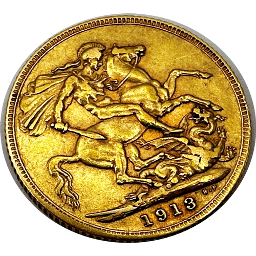 170 - Sovereign coin dated 1913