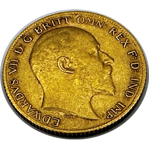 172 - Half sovereign dated 1906