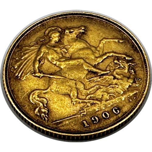 172 - Half sovereign dated 1906