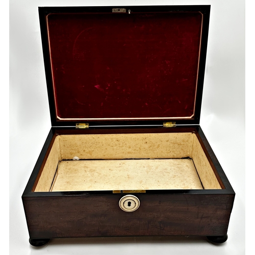 584 - Mixed collection of wooden items to include a regency casket upon ball feet, a 19th century gilt bra... 