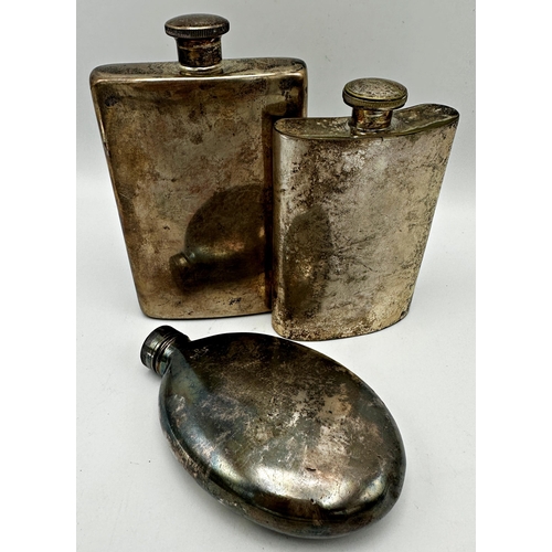 341 - Good collection of silver plated items to include a heart shaped bun handled chestnut roaster, a bal... 