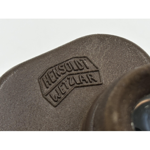 690 - Hensoldt Wetzlar Zeiss 7 x 50 military binoculars with strap