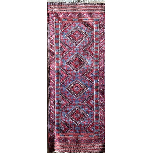 1577 - Colourful Kelim or Kilim runner, L245 x W61cm