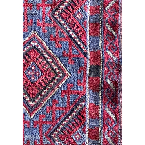 1577 - Colourful Kelim or Kilim runner, L245 x W61cm