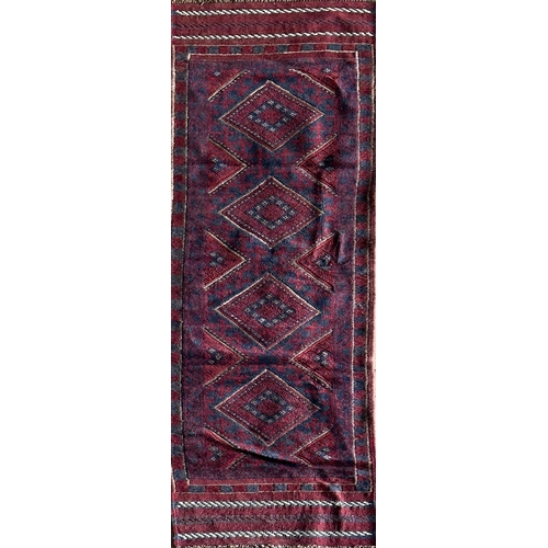 1579 - Colourful Kelim or Kilim runner, L235 x W59cm