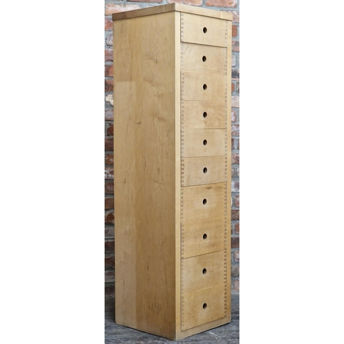 1237 - Conran - contemporary ten drawer tallboy, 164cm high