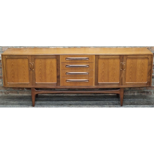 1210 - G-Plan 'Fresco' sideboard, 80cm high x 213cm wide x 47cm deep