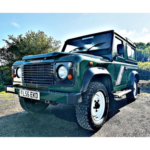 1001 - 2006 Land Rover Defender 90 TD5 Station Wagon, 5dr Diesel Manual 4WD, 2495cc,  One previous owner, 5... 