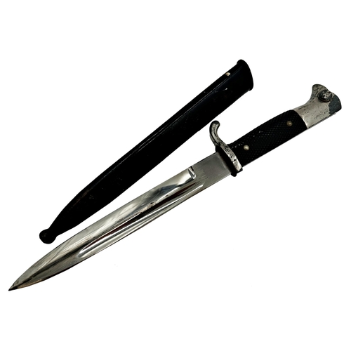 390 - Wehrmacht Dress Bayonet, with Puma Solinger blade and original scabbard 35cm long