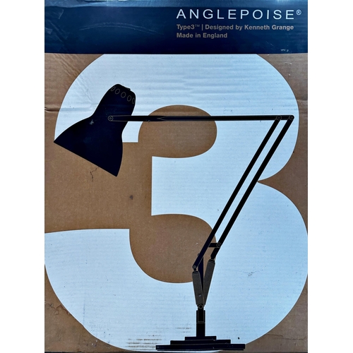 1203 - Anglepoise type 3 designed by Kenneth Grange, articulated lamp in original box, the box 61cm x 50cm