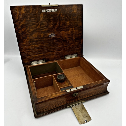 593 - Mixed treen lot comprising fruitwood box with fitted interior, book box, lazy susan, solitaire board... 