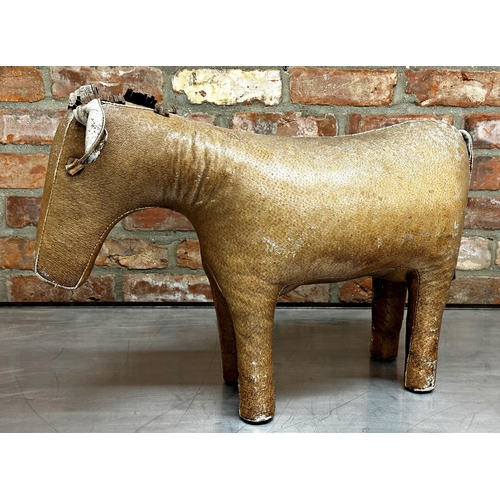 2347 - Probably by Liberty - leather donkey 48cm high x 64cm long