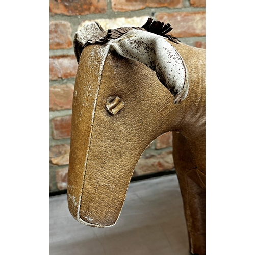 2347 - Probably by Liberty - leather donkey 48cm high x 64cm long