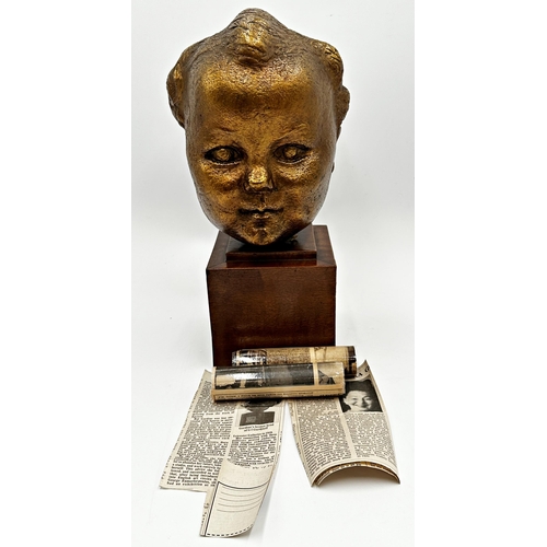 2283 - Dora Gordine (British, 1906-1991) - Baby head sculpture of Kirston Henderson, daughter to the Britis... 