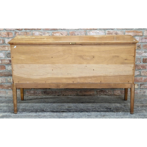 2246 - Vintage Gordon Russel teak sideboard with three central drawers flanked by cupboards, H 85cm x W 141... 