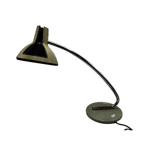 2211 - Fase of Spain electro desk lamp with chrome column, 49cm high