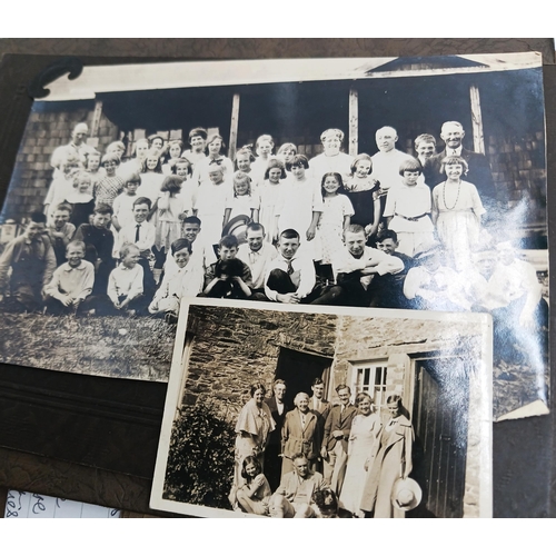 58 - The estate of Peter & Joy Evans of Whiteway, Stroud - An album of photographs relating to the small ... 