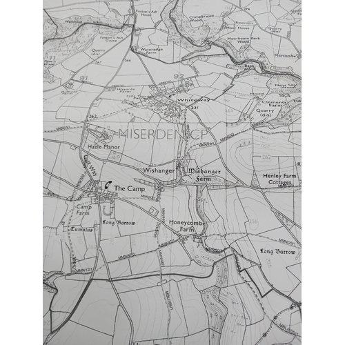 67 - The estate of Peter & Joy Evans of Whiteway, Stroud - Old ordinate survey maps of the Whiteway area,... 