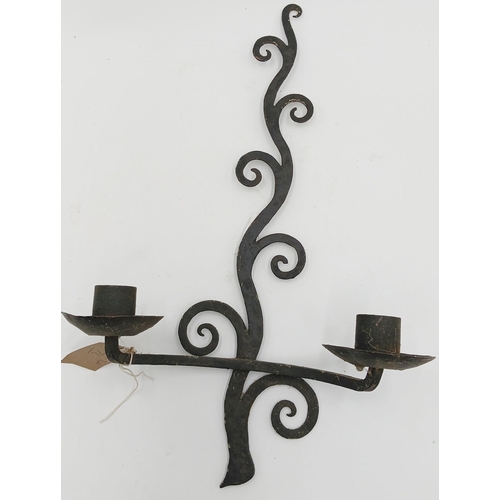 102 - The estate of Peter & Joy Evans of Whiteway, Stroud - Fred Banks ironwork lighting to include open b... 