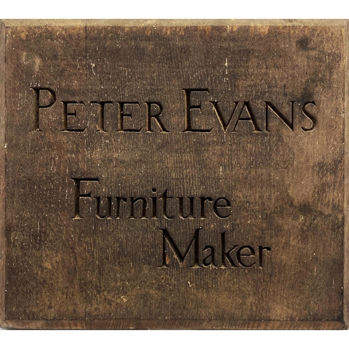 30 - The estate of Peter & Joy Evans of Whiteway, Stroud - 'Peter Evans, Furniture Maker', Peter Evans' f... 