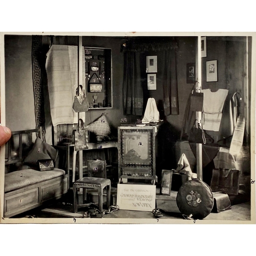 45 - The estate of Peter & Joy Evans of Whiteway, Stroud -  A copper printing block, circa 1922, and a ph... 