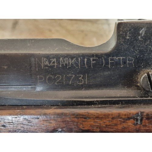 423 - A deactivated Lee Enfield No 4 MK I (F) FTR .303 bolt action rifle with de-activation certificate