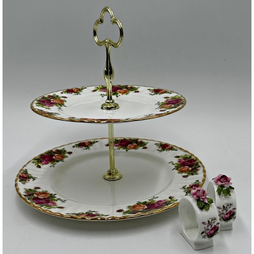 2173 - Good collection of Royal Albert 'Old Country Roses' porcelain tea and dinner wares (see images)