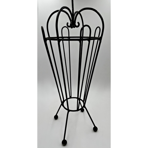 1134 - 1950s Atomic umbrella stand, 81cm high