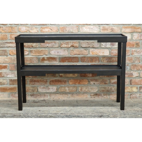 1255 - Oka 'Kyoto' narrow console table, H 80cm x W 115 x D 31cm