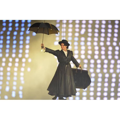 211 - A light-up Mary Poppins umbrella (in working order) that was used in the opening ceremony of the Lon... 