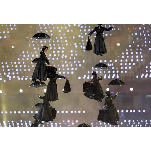 211 - A light-up Mary Poppins umbrella (in working order) that was used in the opening ceremony of the Lon... 