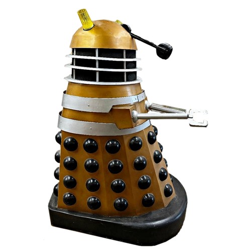 216 - Dr Who - Full size replica Dalek, AARUII 2 Gold Dalek from Peter Cushing film 'Daleks Invasion Earth... 