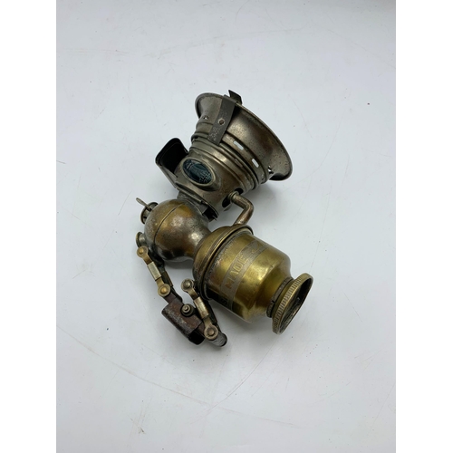 1100 - Miller Regalite Lamp Carbide Acetylene Bicycle Lamp.