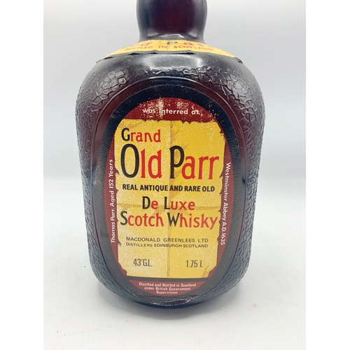 2359 - Boxed Grand Old Parr De Luxe Scotch Whisky. Unopened.