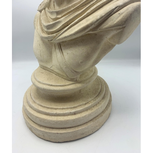 2363 - Grand Tor type plaster Roman bust of Apollo, 53cm high