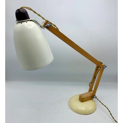 1094 - White Terence Conran Habitat Mac Lamp.