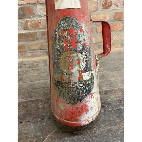 1021 - Vintage Minimax Fire Extinguisher. L 80cm.