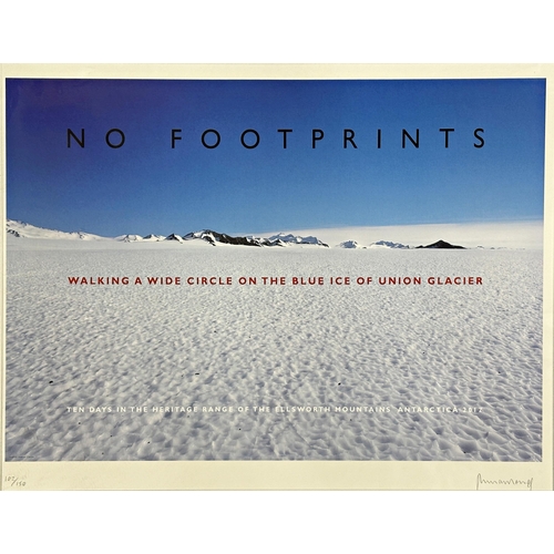 1374 - Richard Long (b.1945) - 'No Footprints', signed, limited edition 102/150 photographic print, 40 x 60... 