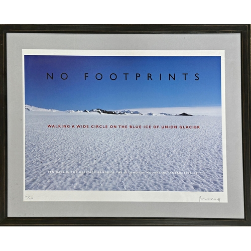 1374 - Richard Long (b.1945) - 'No Footprints', signed, limited edition 102/150 photographic print, 40 x 60... 