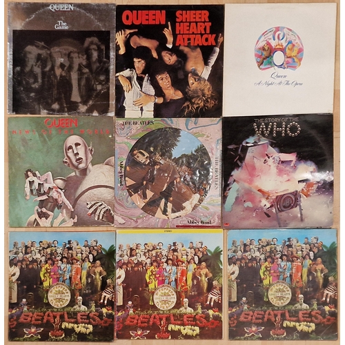 176 - Vinyl - Twenty Five records to include, Jimi Hendrix, The Beatles, Queen, Rolling Stones, The Who et... 