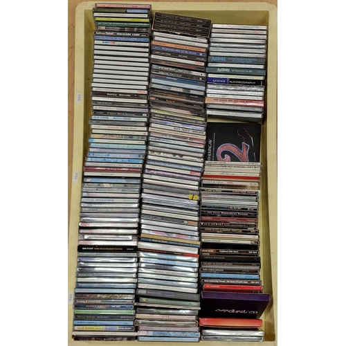 183 - Very large collection of assorted original and home copy CDs and concert DVDs to include Led Zepplin... 