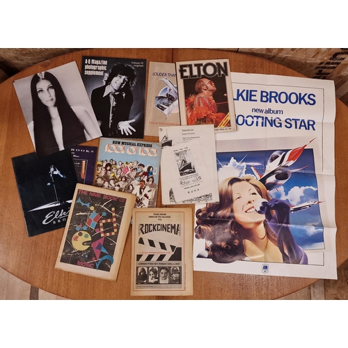 141 - Mixed Lot Of Assorted Music Memorabilia To Include Posters, Pictures, Programmes etc