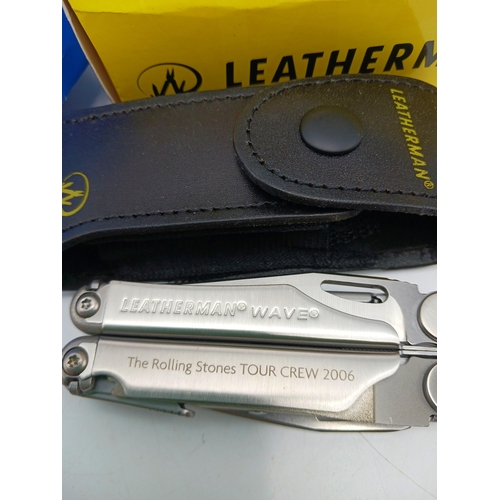 72 - Rolling Stones 2006 A Bigger Bang Tour;   Leatherman Wave Engraved 