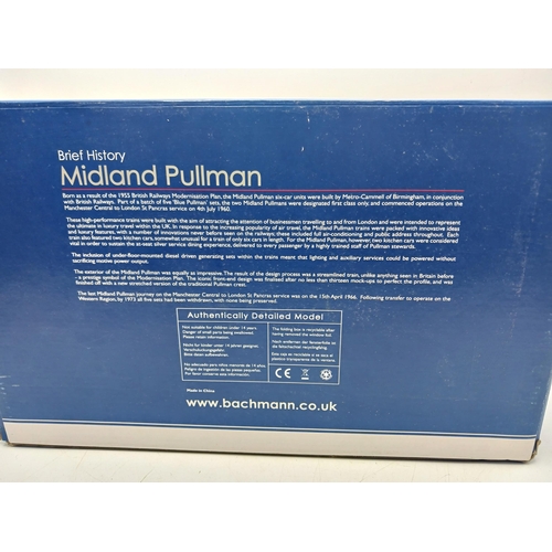 343 - Boxed Bachmann Midland Pullman 6 Car DMU Set 00 Gauge. Boxed in a good complete condition.