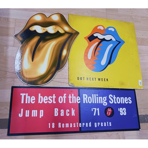 104 - Assortment Of Vintage The Rolling Stones Promotional Tour Posters (3)