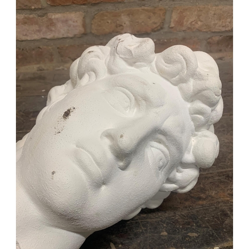 2179 - Pottery study of Michelangelo's Head of David (Dave to his friends), 40cm high